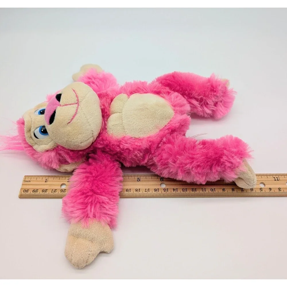Classic Toy Co. Plush Pink Gorilla Ape Stuffed Animal 10